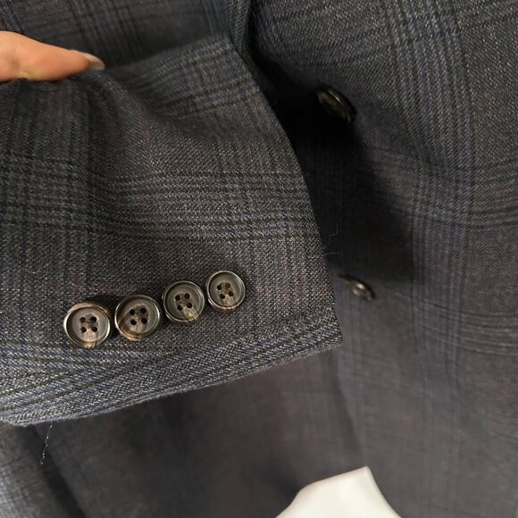 Lauren Ralph Lauren Wool Plaid Blazer Quiet Luxury Academia Sport Coat 44R - Picture 11 of 13